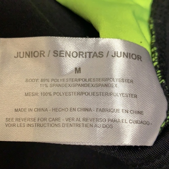 Energie Safety Green/Black Yoga Pant. EUC. Size M - Picture 4 of 4